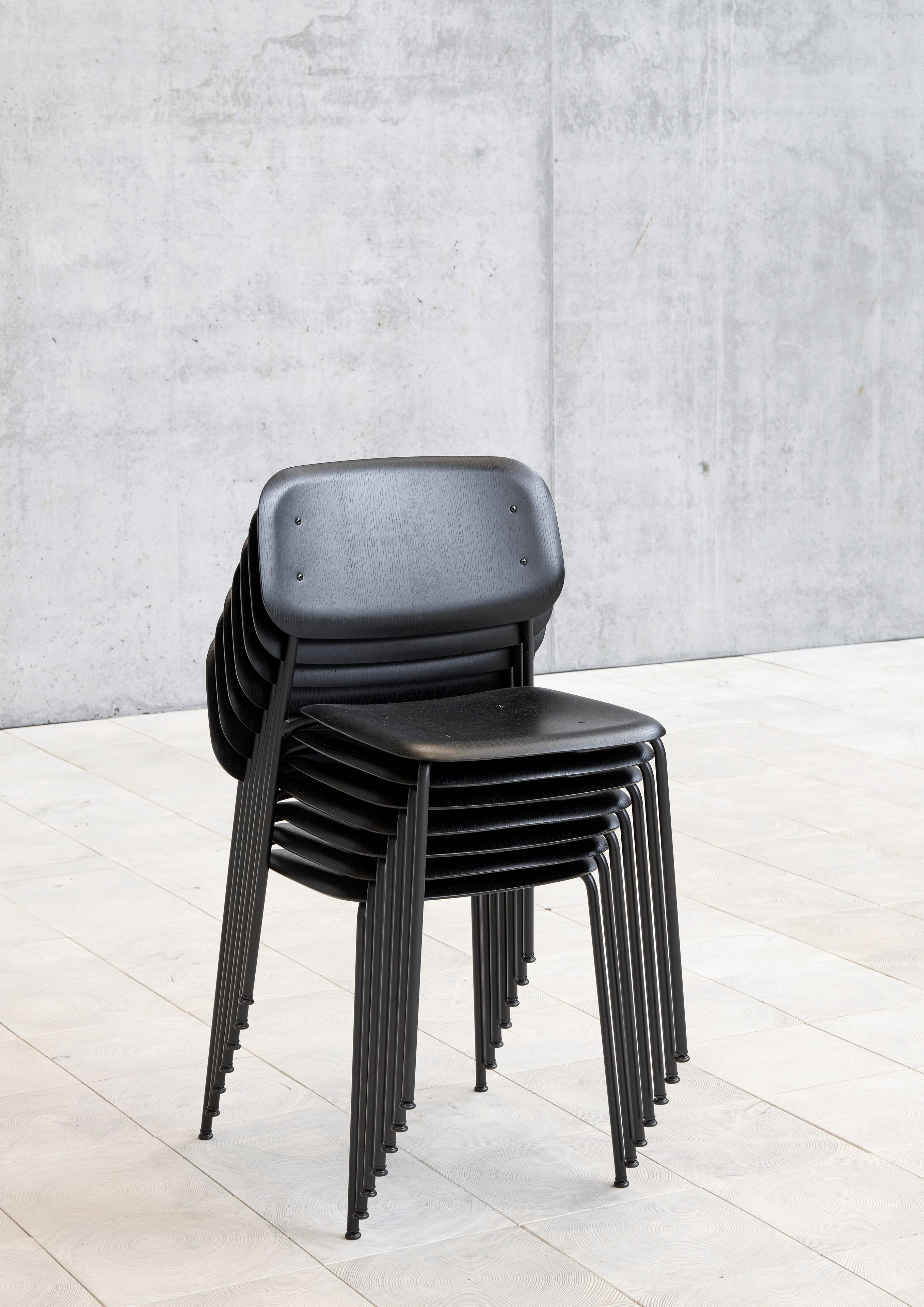 Штабелируемый стул из стали и дерева Hay Soft Edge ARCH-00113713 - Вид №35