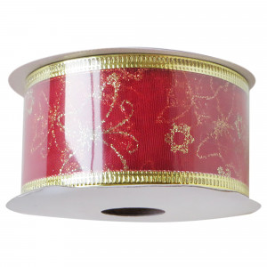 14796530 Лента в упаковке красная 900x3.8 см