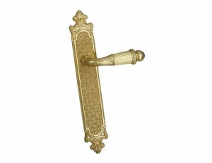 0A4620.000.44 Ручки дверные на пластинах Мат античная латунь