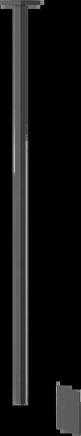 Электронный миксер 20026 299 Gessi Rettangolo МАТОВО-ЧЕРНЫЙ