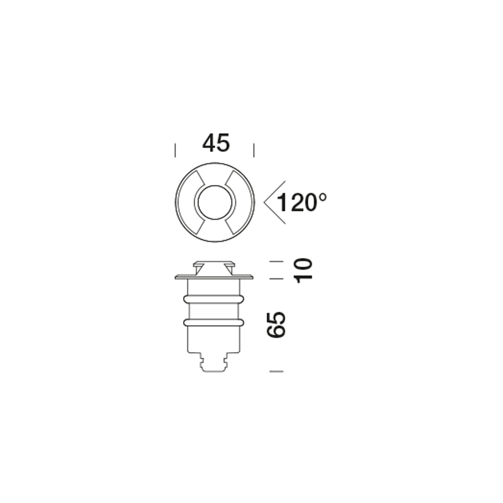 8434012 Настольный встаеваемый светильник Platek NANO FULL INOX Luce radente  NANO FULL INOX Grazing light - LED 3000K 2 Openings  - Вид №2