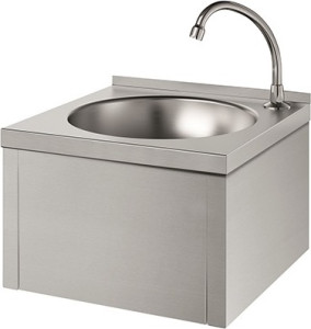SNLMP70CS Умывальник из нержавеющей стали с коленным приводом mediclinics
