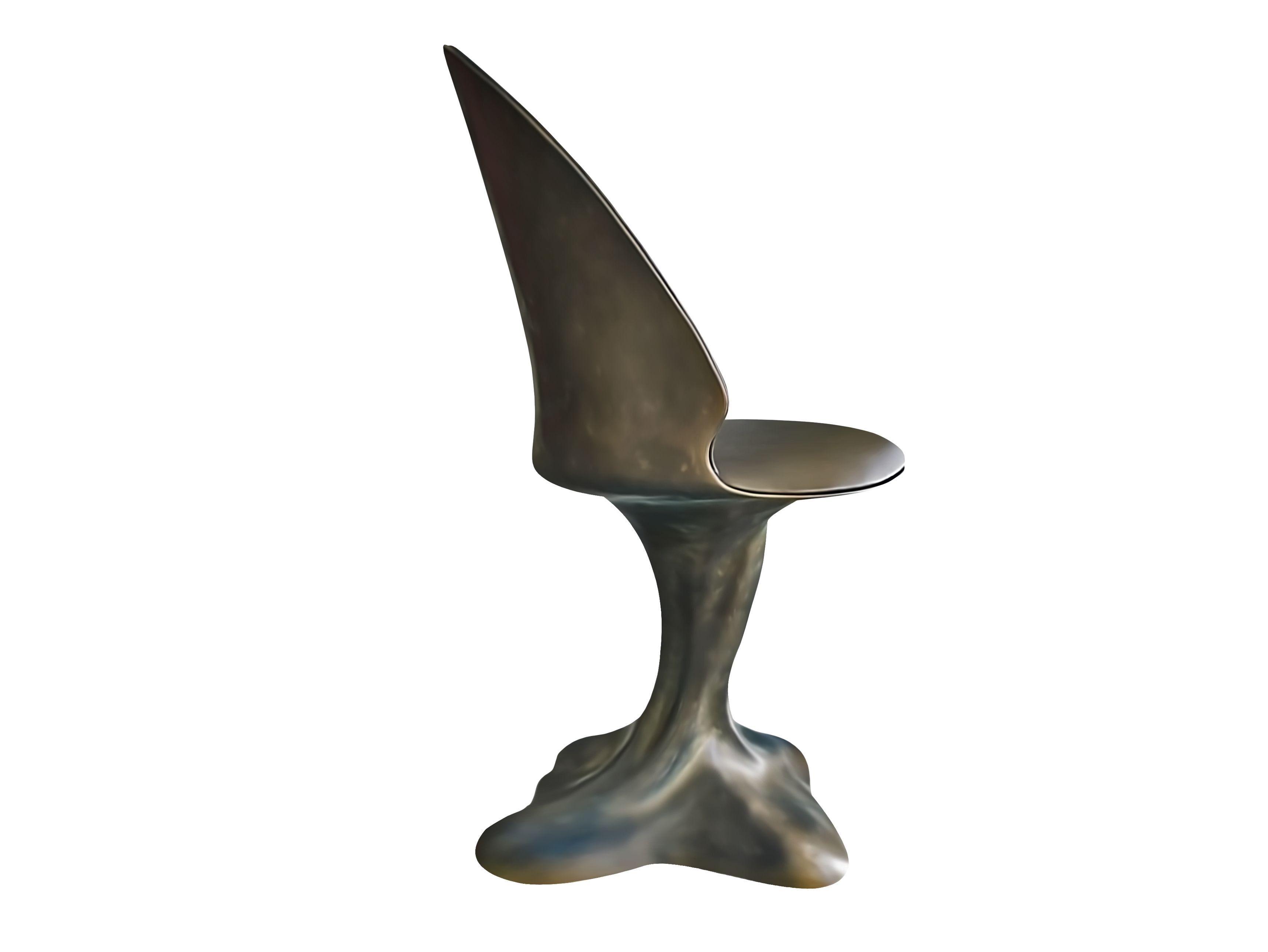 Стул из стекловолокна с мягким сиденьем KARPA ARCH-00034961 - Вид №2