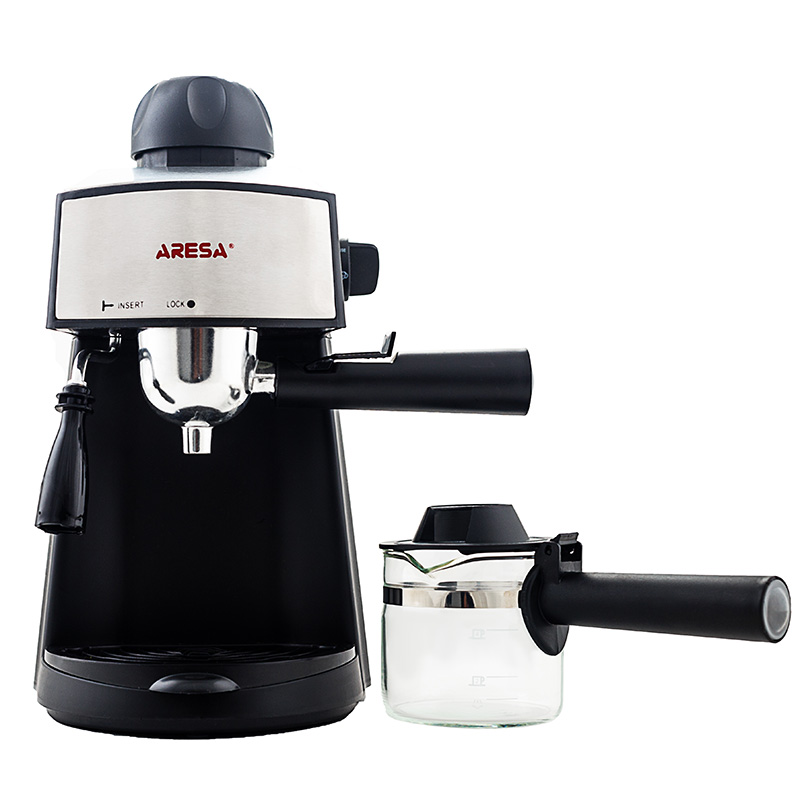 1085143 Кофеварка рожковая Aresa AR-1601 черный STDN-0093429 - Вид №5