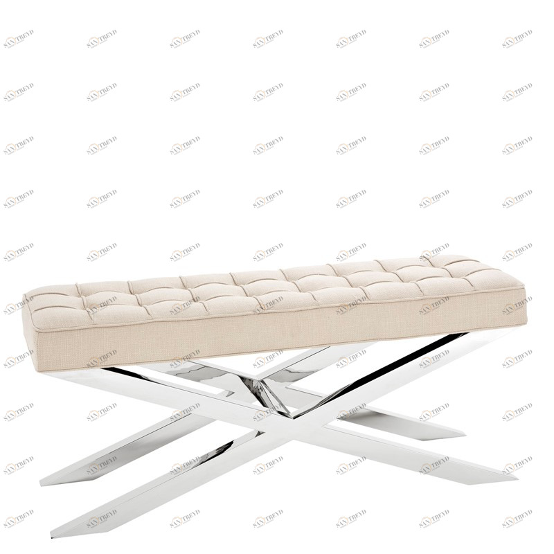 Банкетка бежевая Beekman 109354 EICHHOLTZ ДИЗАЙНЕРСКИЕ 00-3878957 Бежевый 