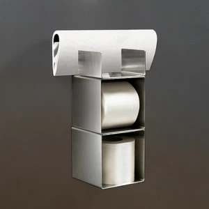 Двойной рулон туалетной бумаги и держатель газеты  NEU09 CEADESIGN