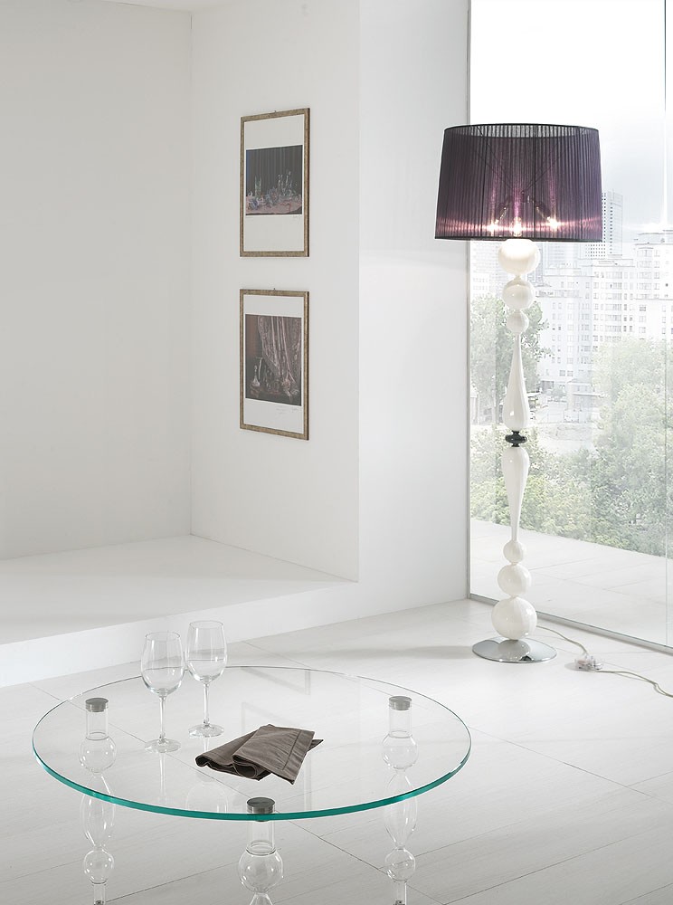 Cangini & Tucci LU1095.1L amber glass/shade panna торшер 117207 - Вид №1