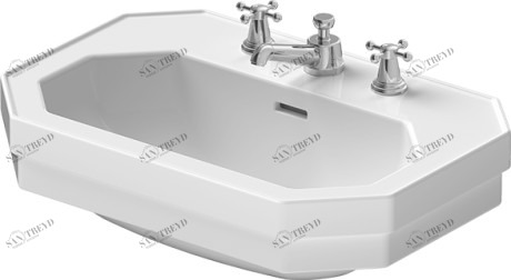 0438600030 Подвесная раковина настенная овальная Duravit 1930 Series