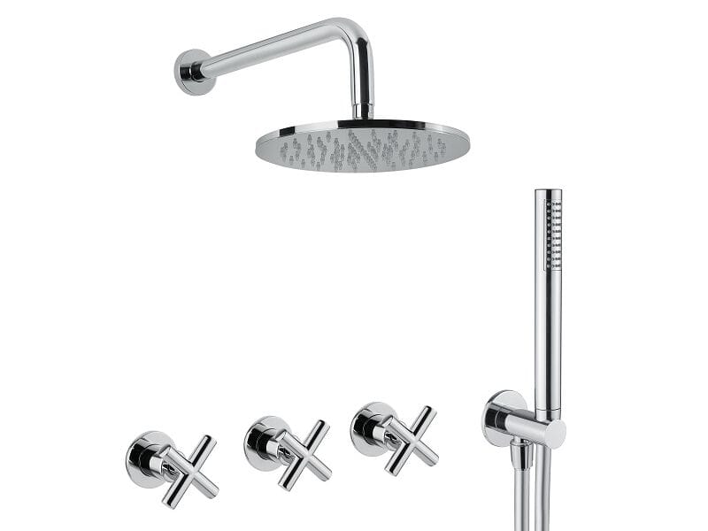 Набор для душа из хромированной латуни Bugnatese Rodos ARCH-00041943