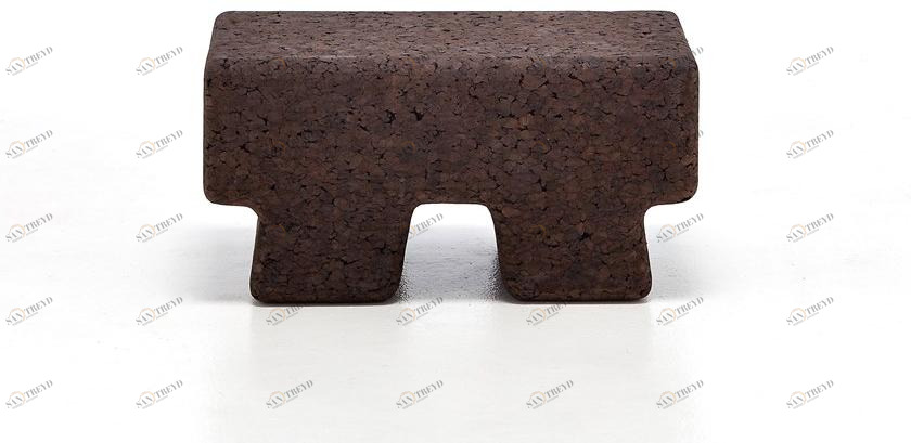 Gervasoni Прямоугольный журнальный столик из пробки Cork sun-id-1344992