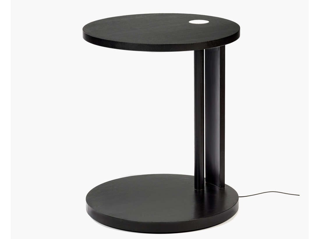 Деревянный низкий круглый журнальный столик Serax Мебель от Ann Demeulemeester ARCH-00011726 - Вид №15