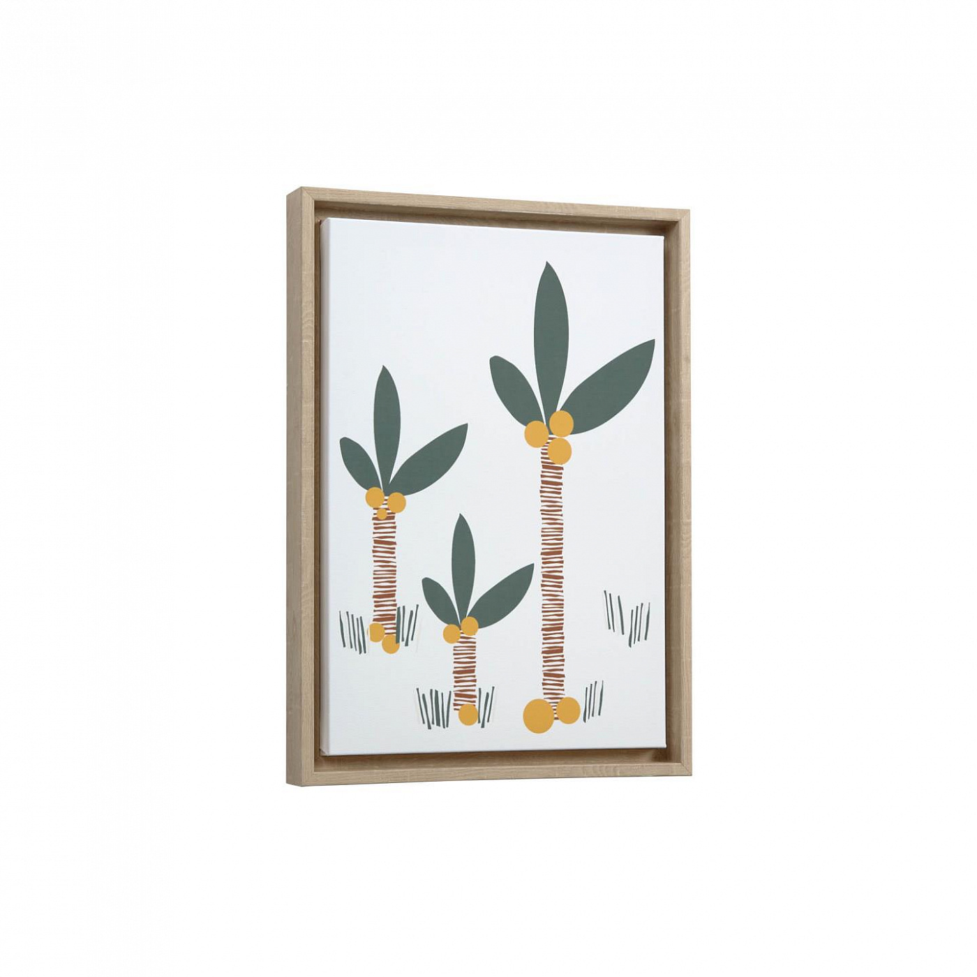 091924 Картина с пальмами 30 x 42 см La Forma Uriana  - Вид №1