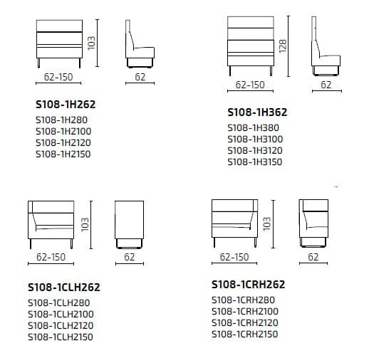 Модульный диван Intuit by Softrend Meeter ARCH-00145856 - Вид №18