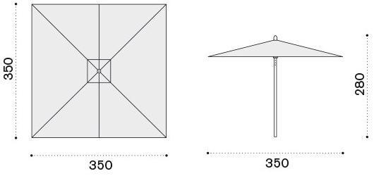 Ethimo Зонт из полиэстера Free sun-id-1437943 - Вид №8