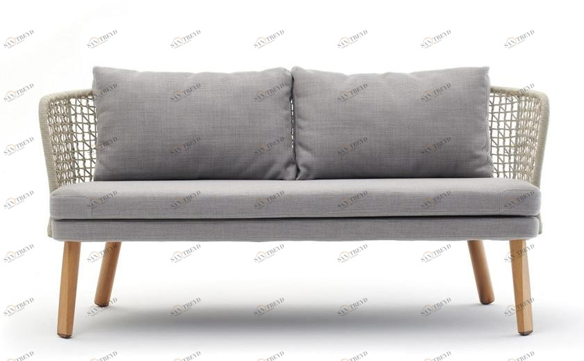 Varaschin 2-х местный веревочный садовый диван Emma 236d