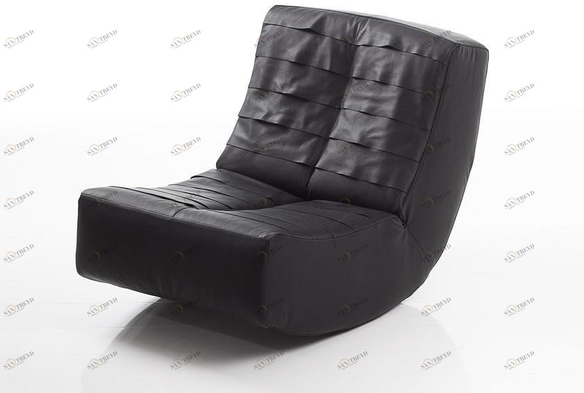 brühl Кресло-качалка из кожи sun-id-1462747