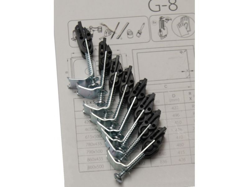 Комплект для установки врезных моек Alveus 1090532