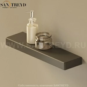 Flaminia BRICK SLIM Полка черная 5090S.7006