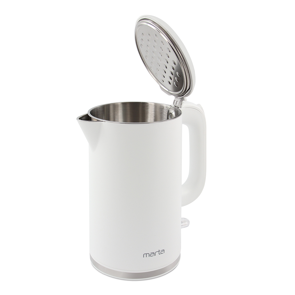 8195693 Электрочайник MARTA MT-4556 белый STDN-0073859 - Вид №2