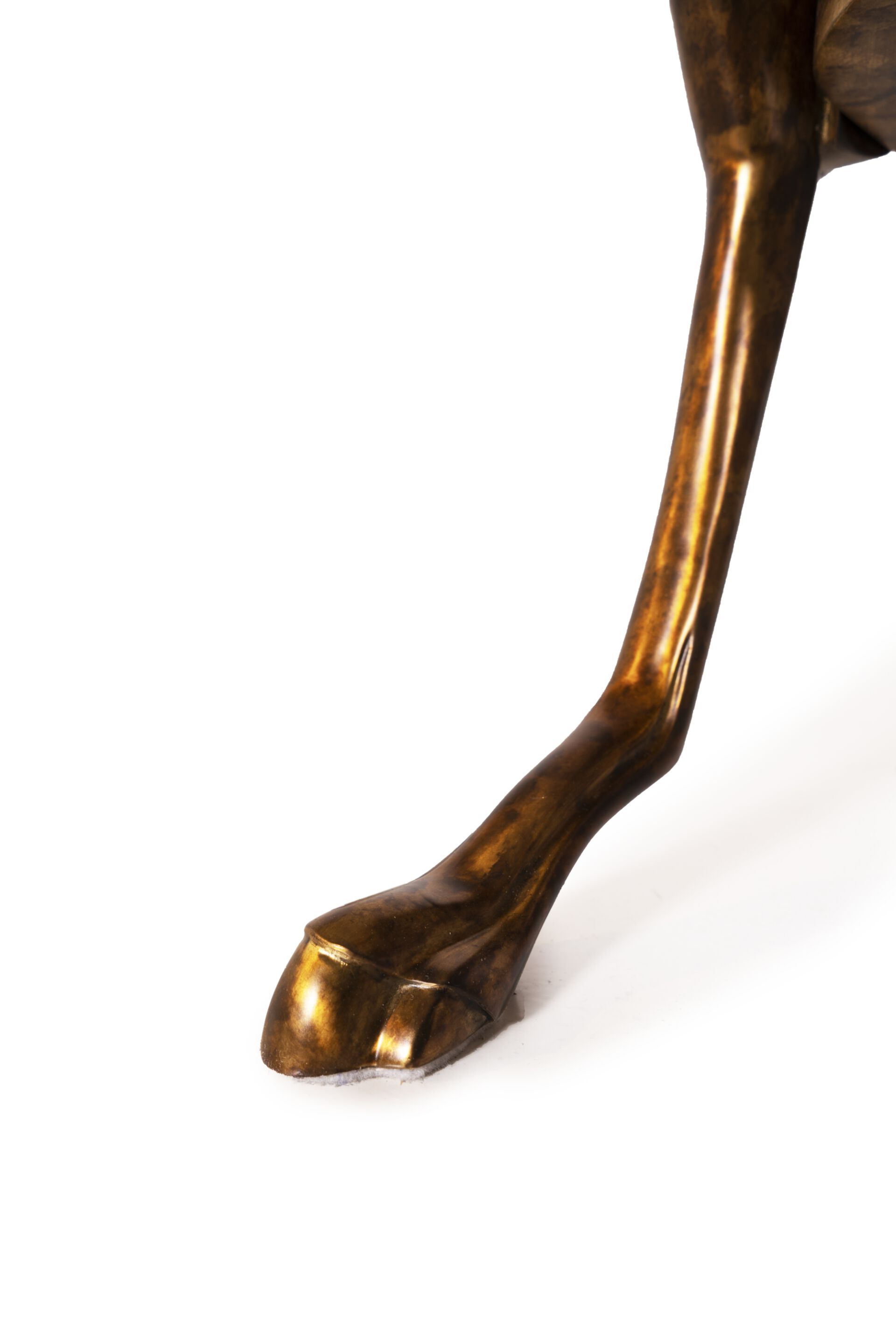 Кресло из кожи пони и гравированной латуни Mantellassi 1926 OVER ARCH-00030543 - Вид №5