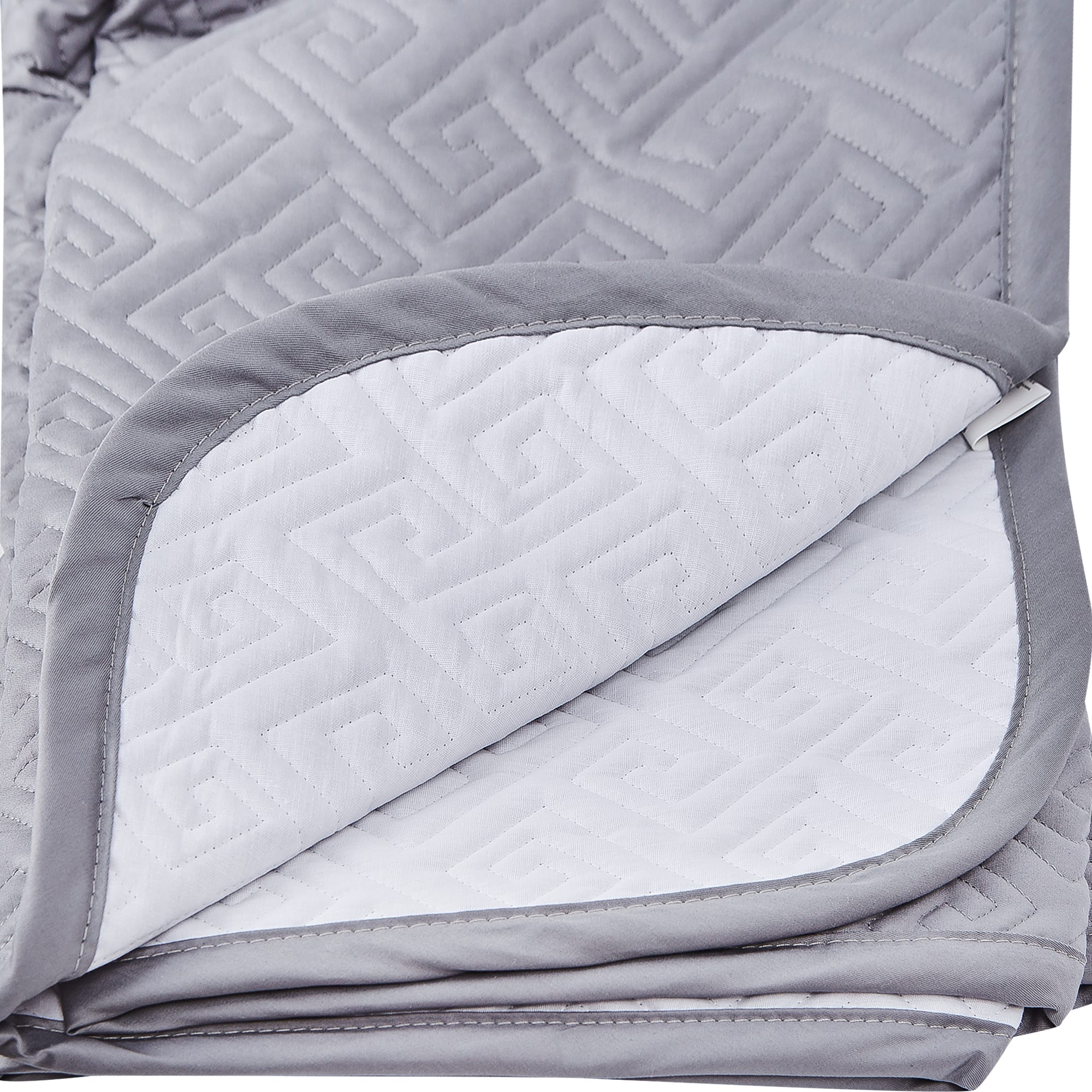 82898408 Покрывало Granit 3, 220x240 см, хлопок, цвет серый Santreyd  - Вид №2