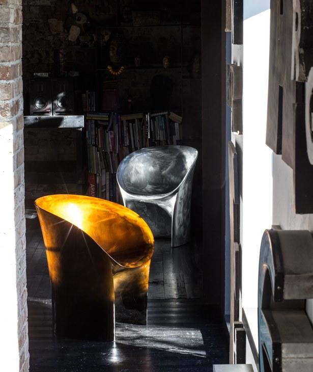 Moroso Кресло из полиэтилена с металлическим лаком Moon sun-id-1493048 - Вид №21