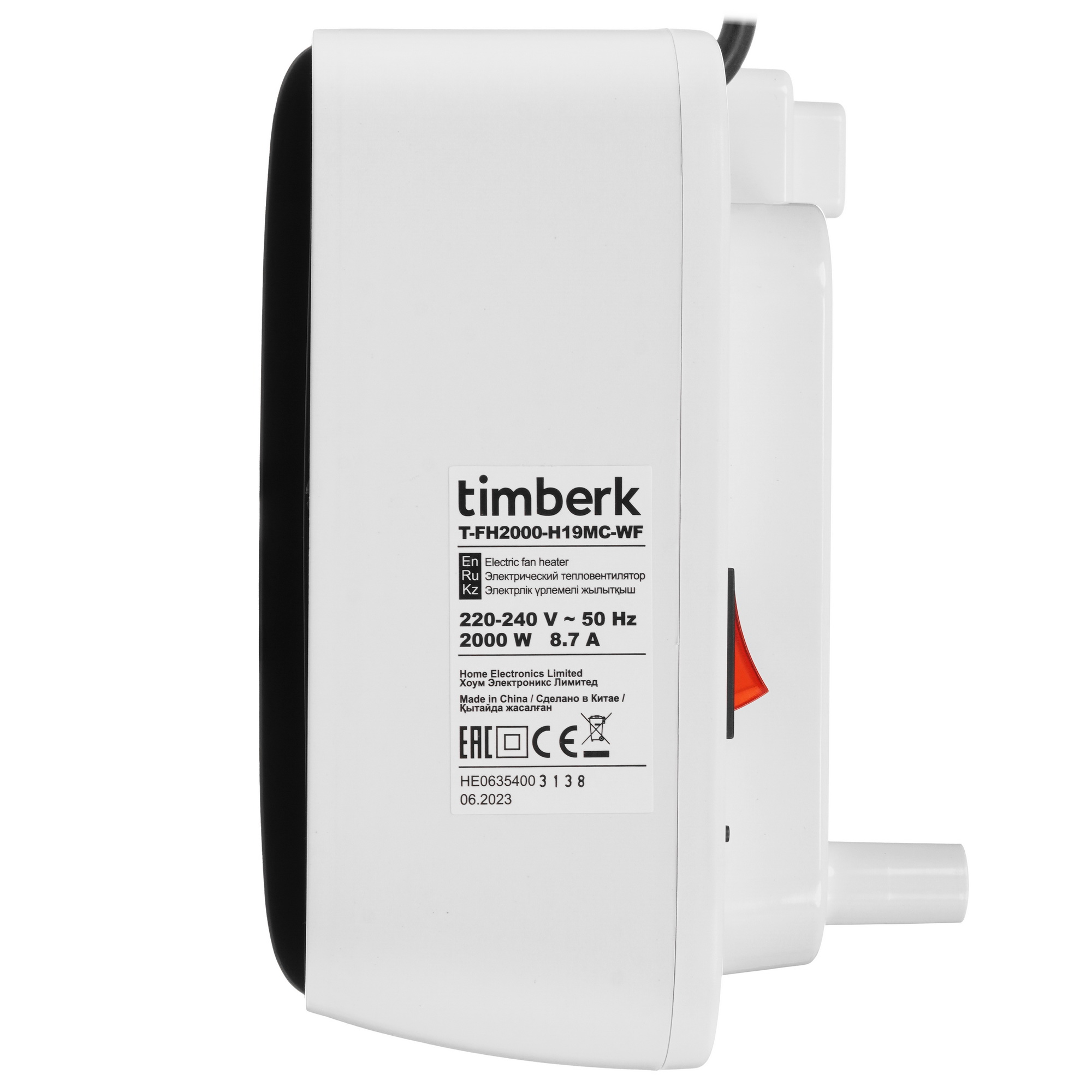 9048247 Тепловентилятор Timberk T-FH2000-H19MC-WF STDN-0021507 - Вид №2