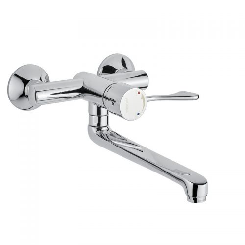 900.35 Idral Термостатический смеситель для раковины и раковины с прогрессивной регулировкой серии 900 с клиническим рычагом и поворотным изливом 200 мм 