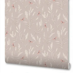 Обои флизелиновые Wallsecret Leto коричневые 1.06 м 8914-26