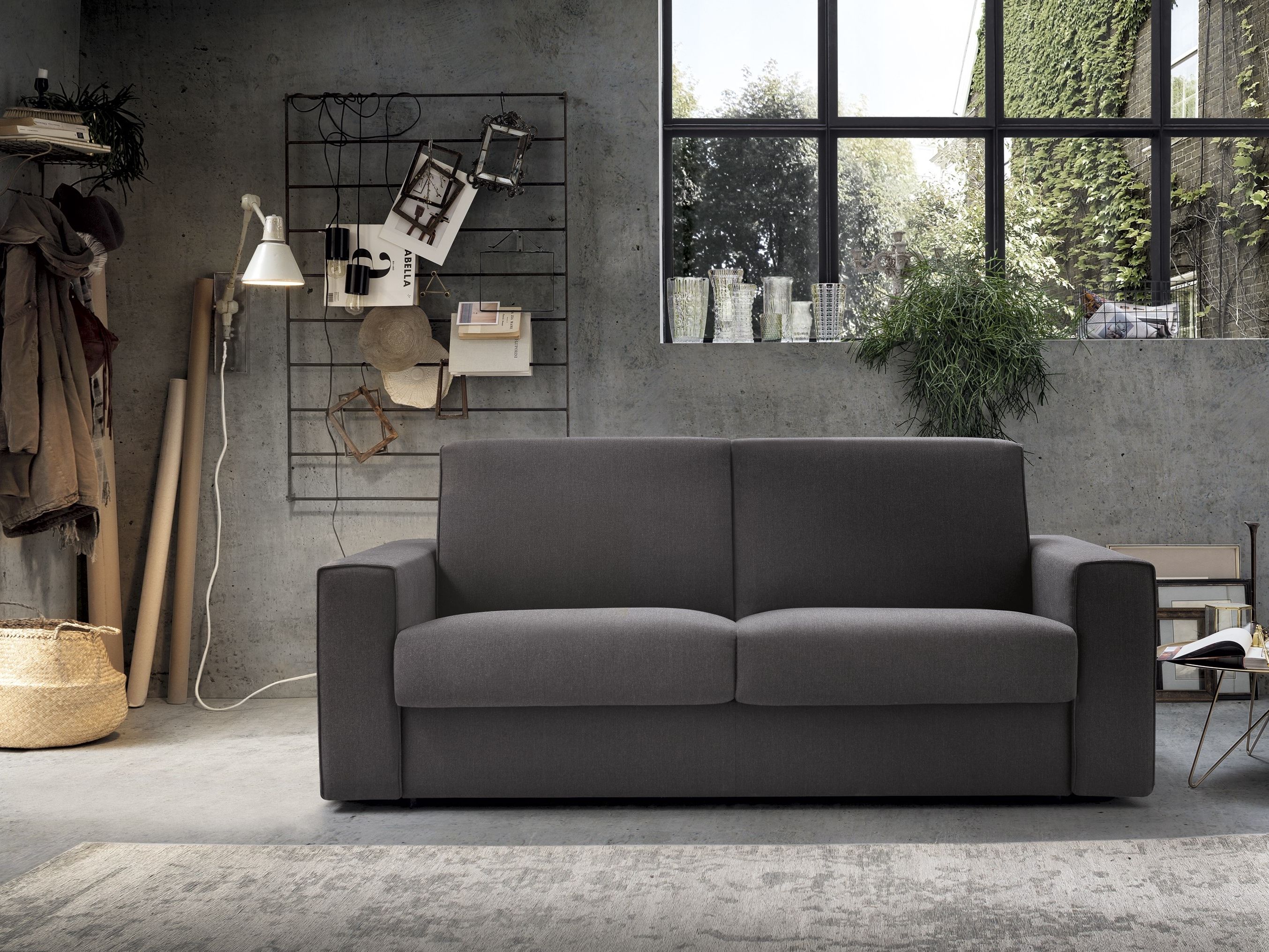 Двуспальный диван-кровать из ткани Felis Day &amp ARCH-00069028