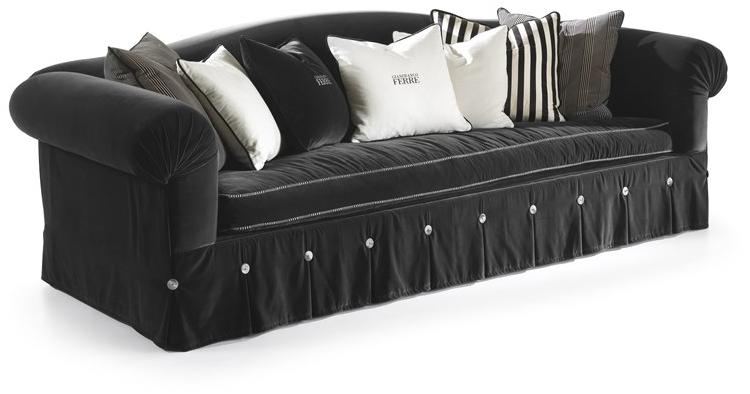 Gianfranco Ferré Home Мягкий 3-х местный диван из ткани  Ste.211.b  - Вид №2