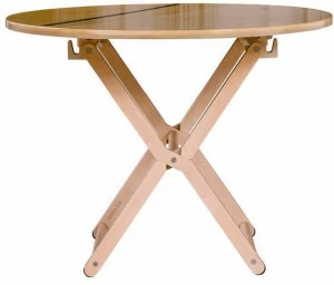 DVELAS Стол обеденный раскладной круглый Dinghy