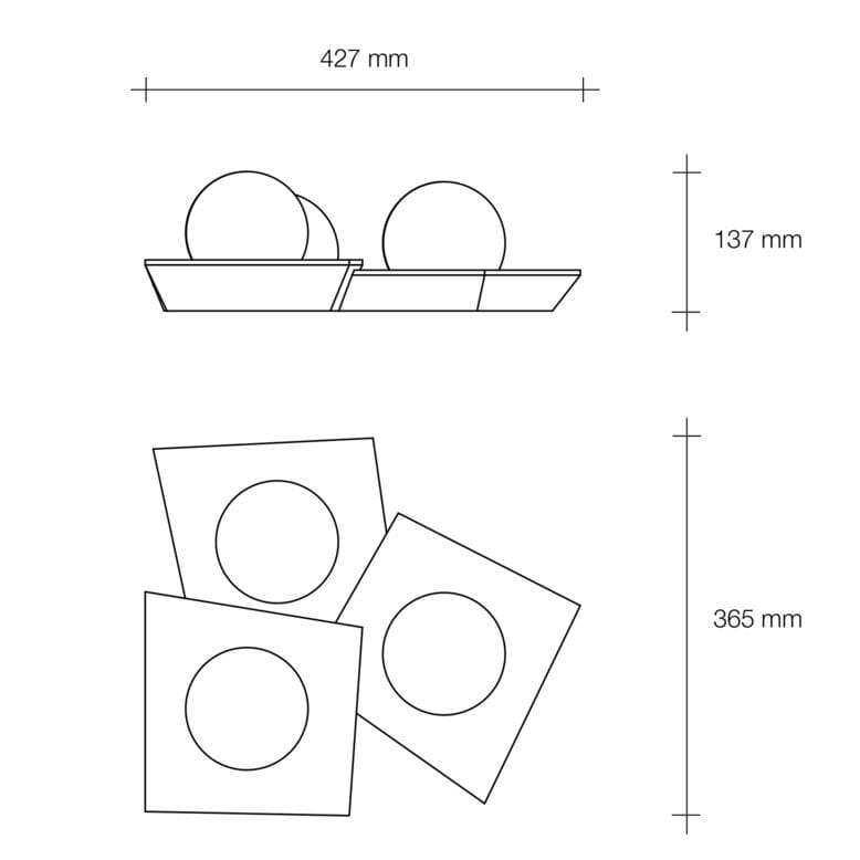 Гипсокартон светодиодный потолочный светильник Tecnico Cicladi ARCH-00017908 - Вид №6