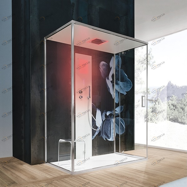 Ограждение для душа и турецкой бани Gemini 6 110х120 см 1GNV3S0 Gruppo Geromin