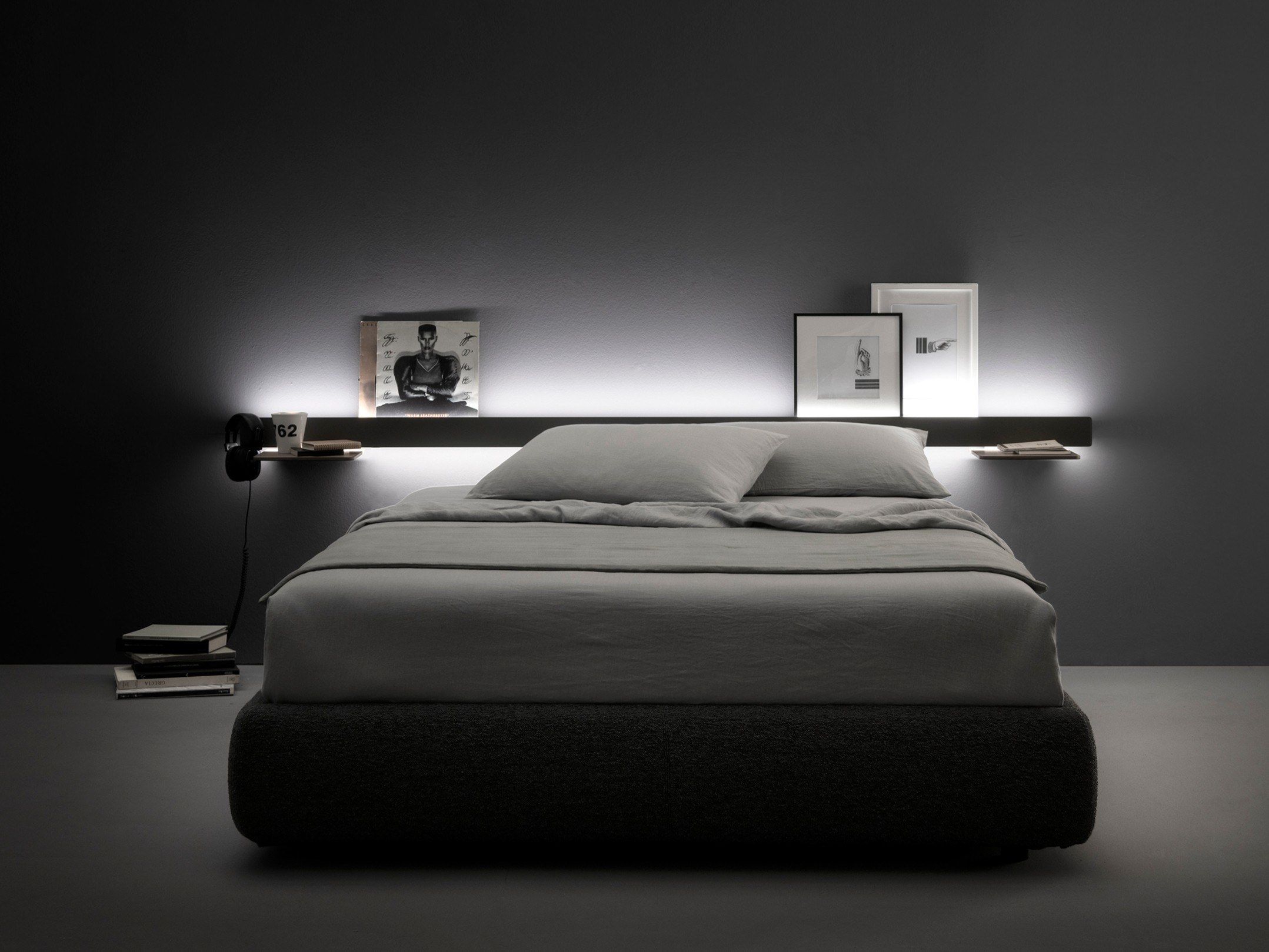 Алюминиевое изголовье с интегрированным освещением Caccaro Groove ARCH-00004012 - Вид №1