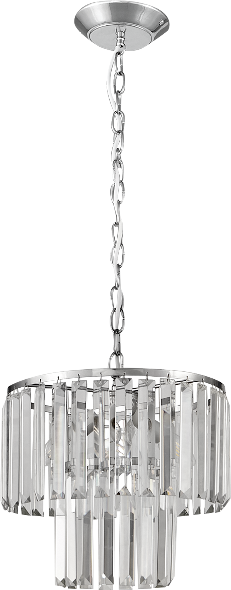 Vitaluce Эльза - хрустальная подвесная люстра на 4 лампы с регулировкой высоты 89697133 STLM-0079816