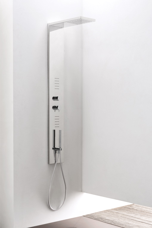 Niagara - Inox lucido Arcombagno Colonne multifunzione  Колонны - Душевые лейки STISR198