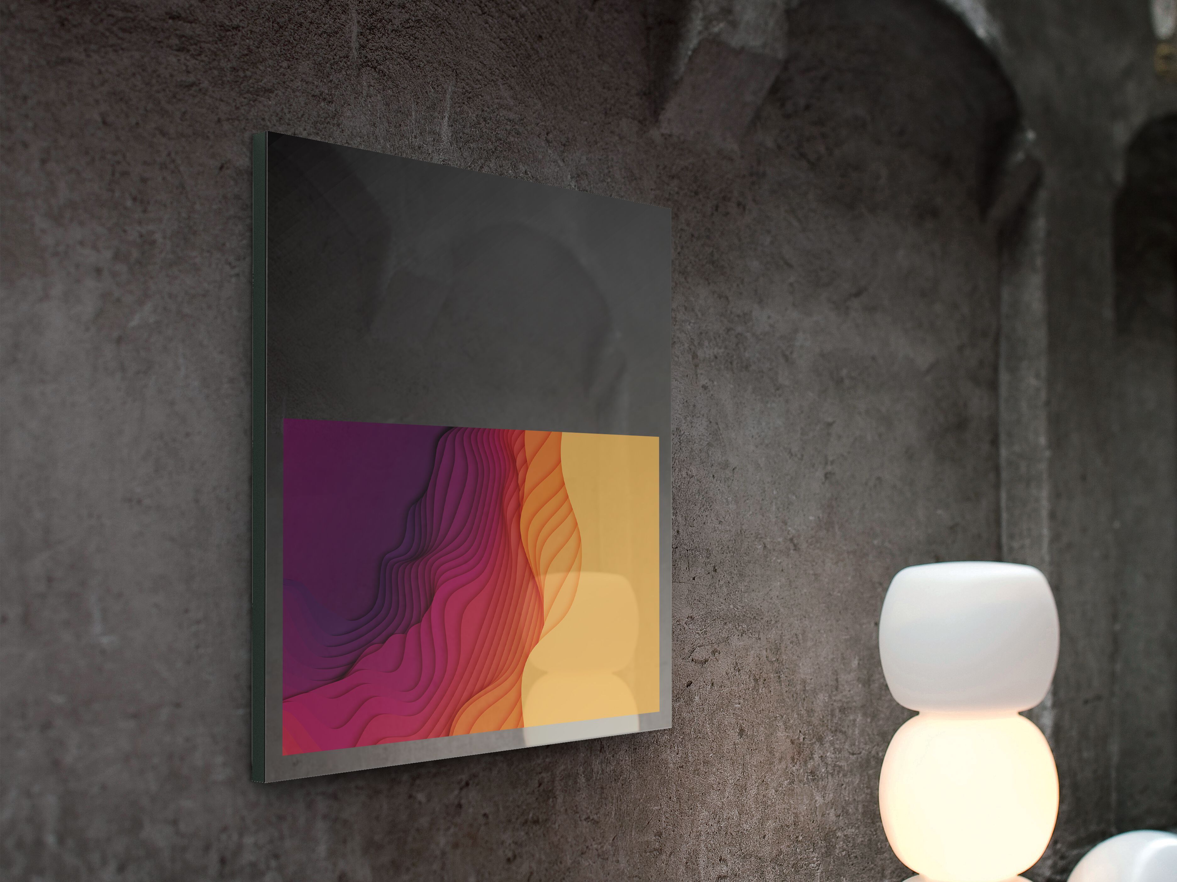 Прямоугольное настенное зеркало со встроенным отсеком для телевизора NEOD Neptune ARCH-00123057 - Вид №5