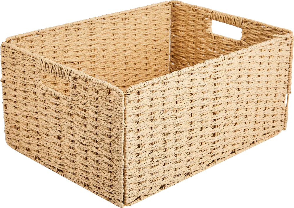 SPACEO Корзина для интерьера из бумажных нитей с металлическим каркасом 89344339