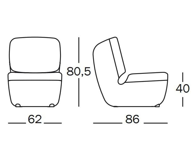 Кресло из полиэтилена Magis NIMROD ARCH-00013281