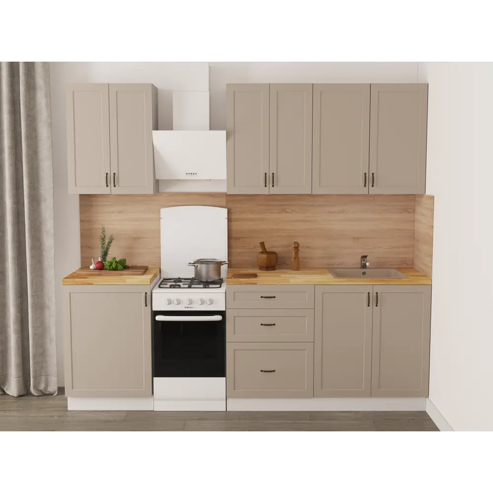 Столешница 120x80x4 см массив дерева цвет бук 84370251 STLM-2134143 Santreyd Массив бука - Вид №5