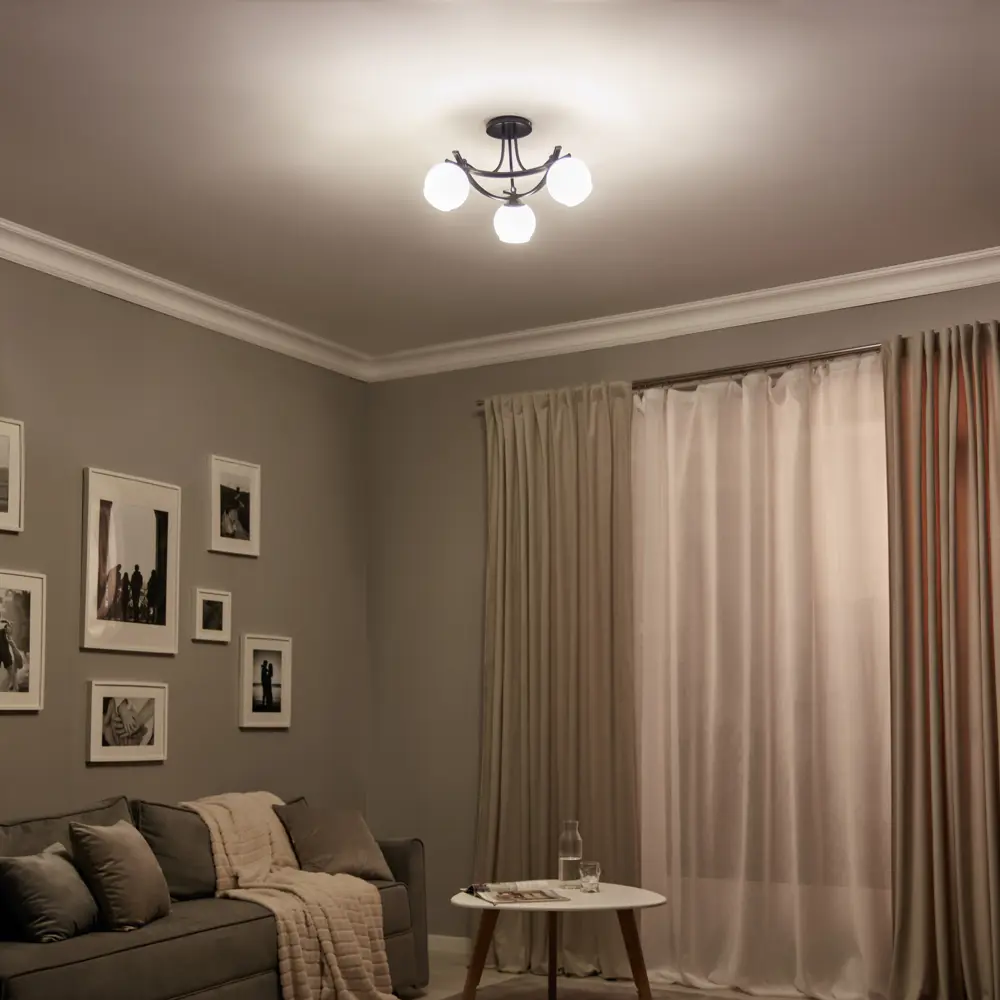 Люстра СВЕТУС Иветта 535 - элегантное черное освещение для гостиной 82372428 STLM-0025681 - Вид №11