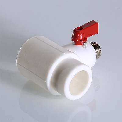 VTp.781.0.04004 Фитинг полипропиленовый – тройник коллекторный полипропиленовый с шаровым краном Valtec 40 мм х 1/2"  - Вид №7