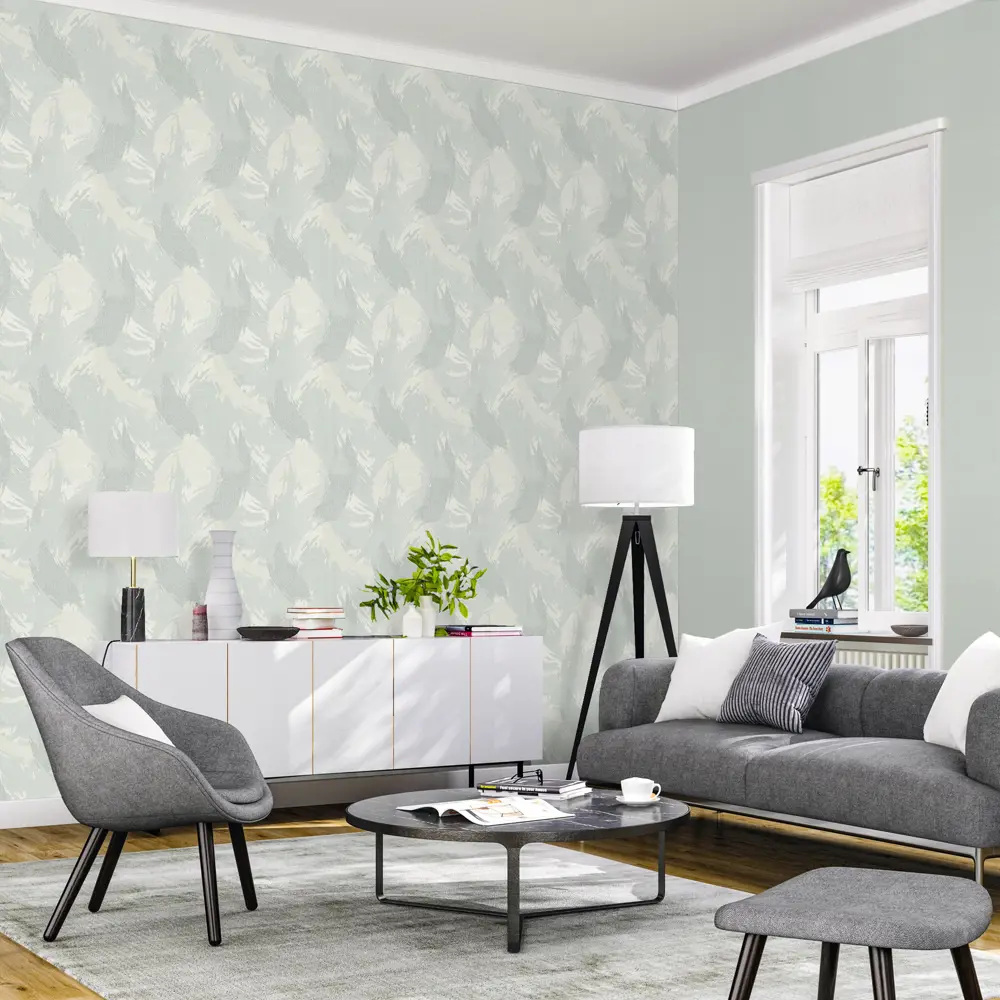 Обои флизелиновые Rasch Tendencia бирюзовые 1.06 м R975536 84985860 STLM-2001065 - Вид №5