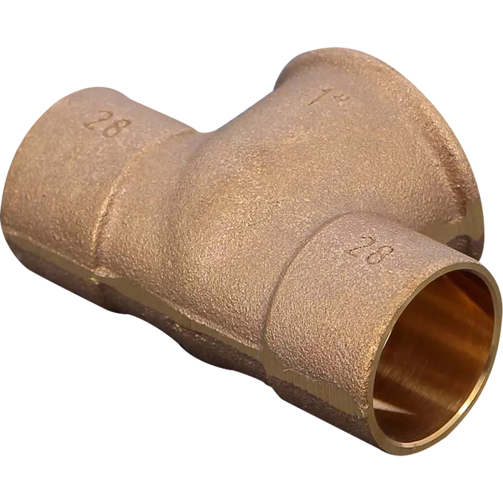 Тройник пайка Viega внутренняя резьба 28 ммx1" медь 258955 STLM-2083445 - Вид №2