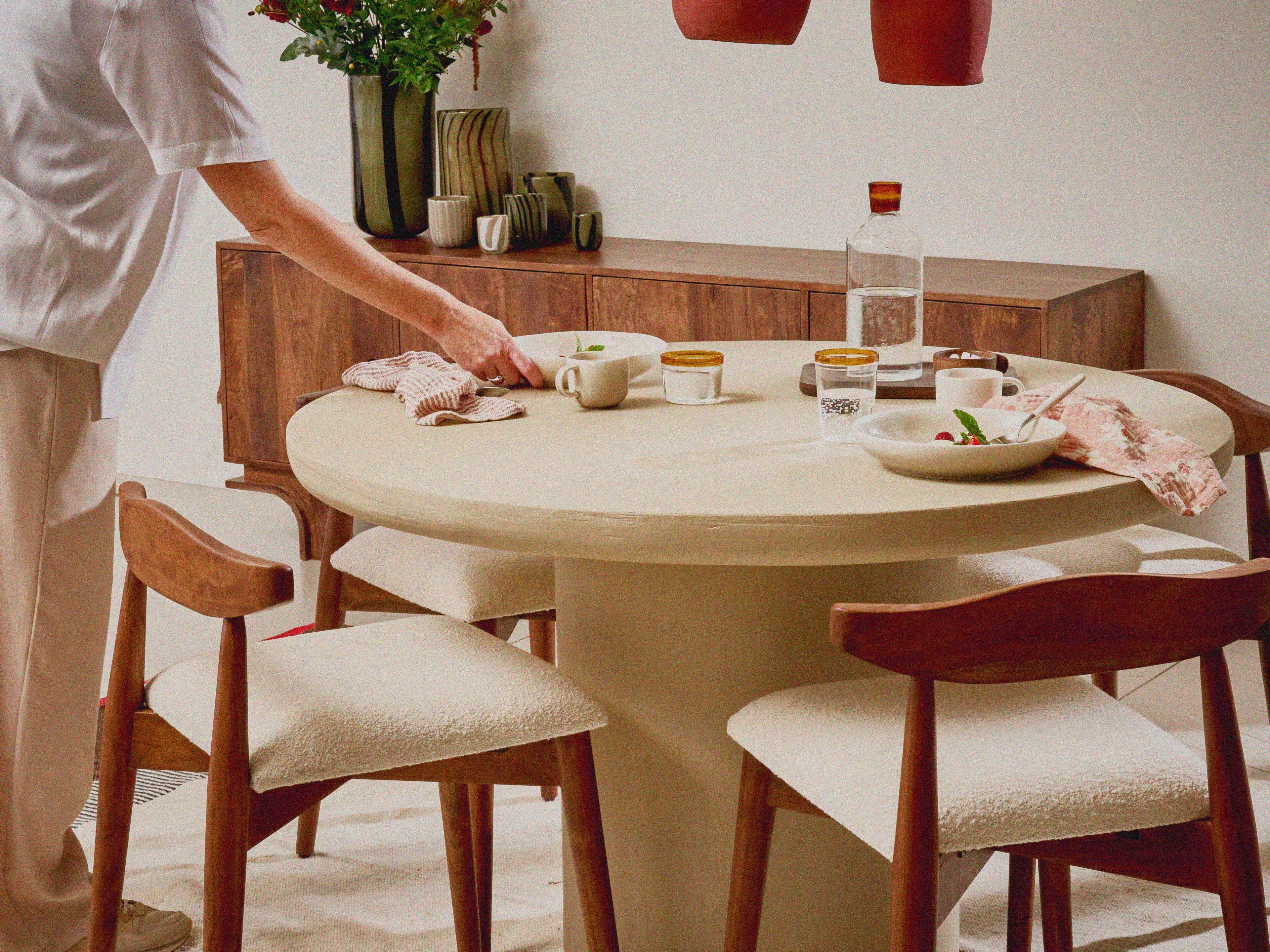 Круглый гипсовый стол POMAX Piaspro ARCH-00055734 - Вид №2