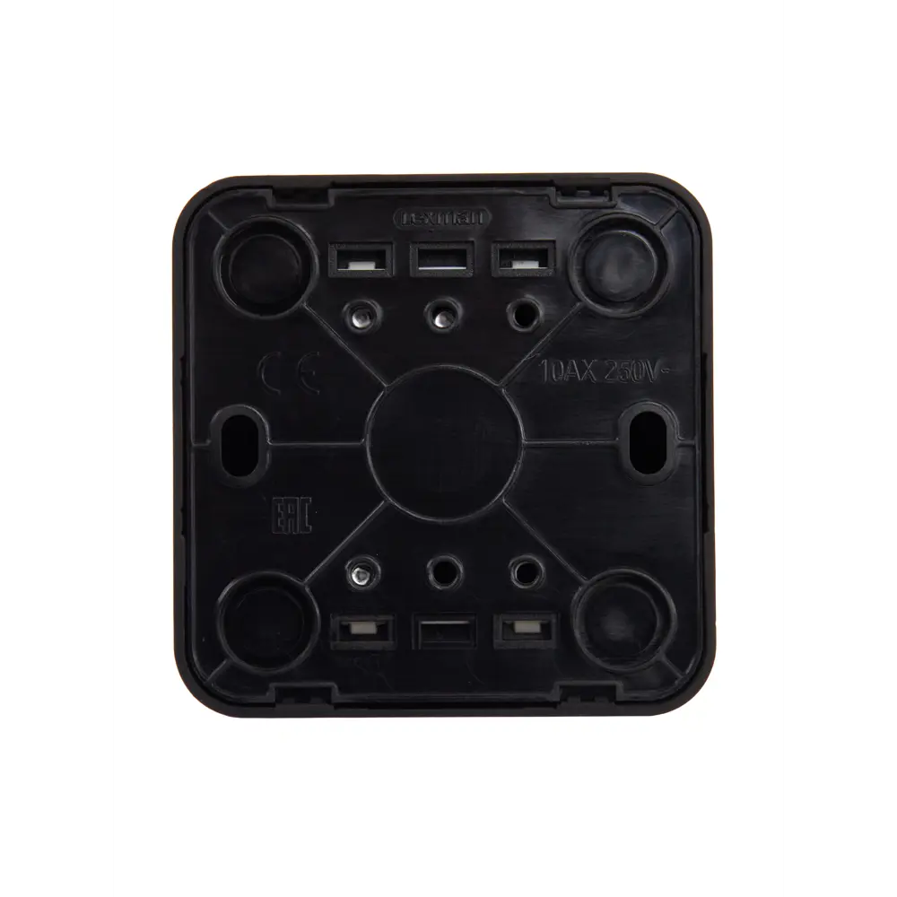 Проходной выключатель LEXMAN First — черный матовый, 1 клавиша 88780876 First 1 STLM-1108701 - Вид №2