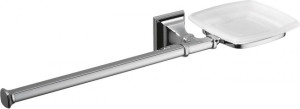 B3274 SX CR Мыльница с полотенцедержателем (хром) COLOMBO PORTOFINO