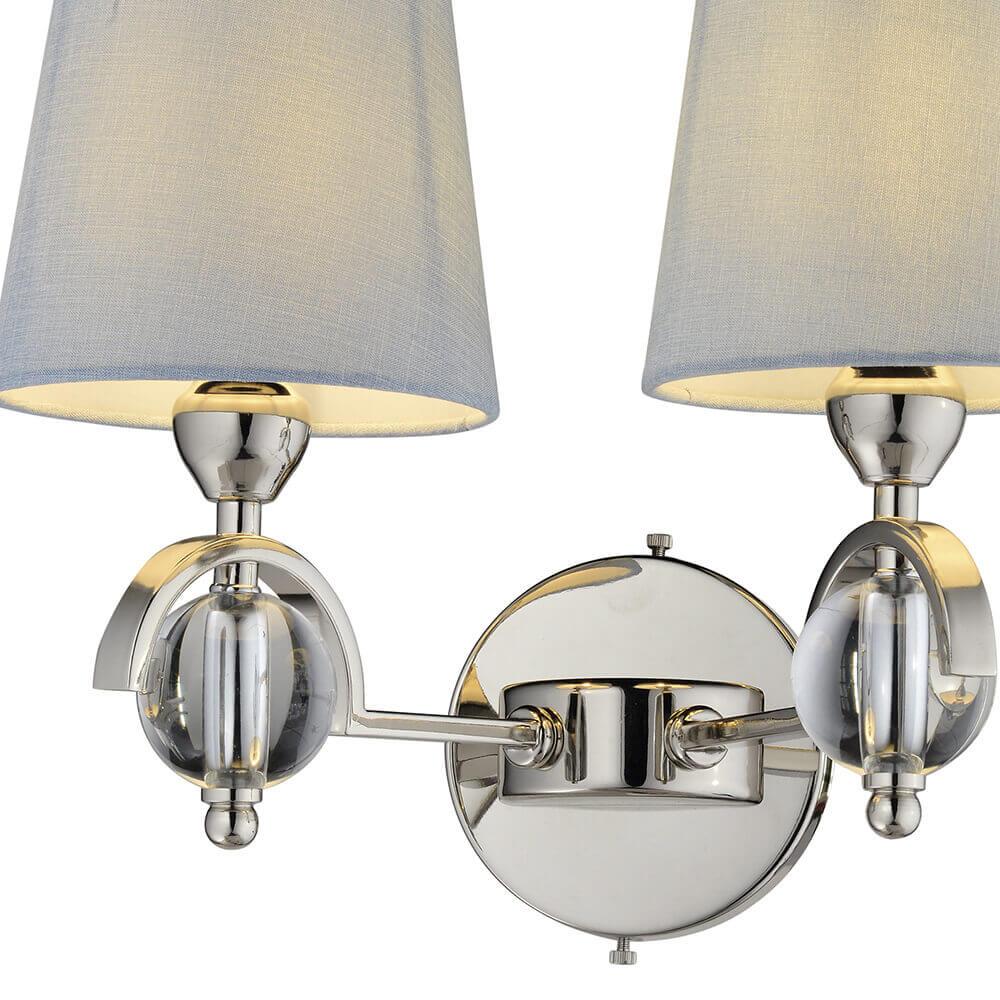 Бра настенное белое Lumien Hall "Амелия" LH1037/2W-CR LUMIEN HALL АМЕЛИЯ 00-3931784 Белый - Вид №1