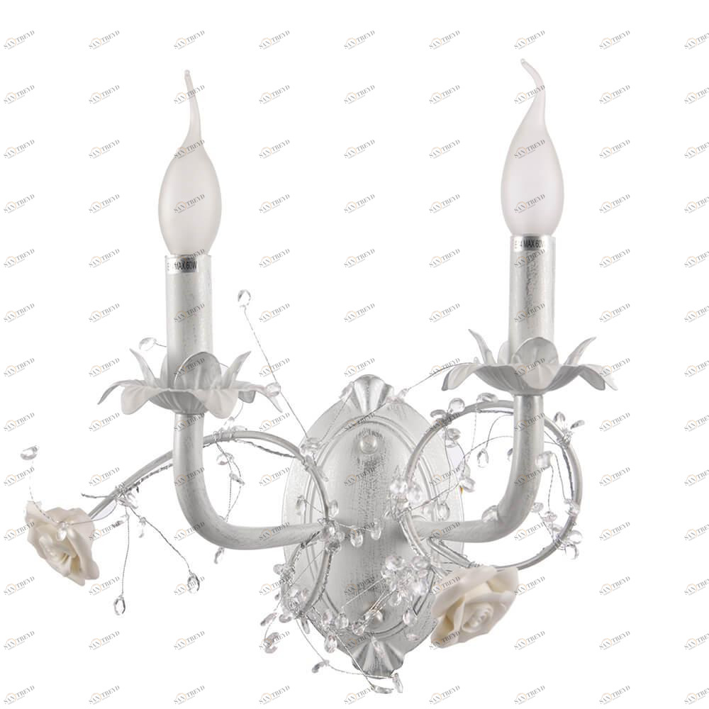 Бра керамическое белое "Эйдин" 77302.02.90.02 SEVEN FIRES ФЛОРИСТИКА 00-3931782 Белый 